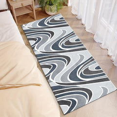 Nordic Modern Runner Rug Non-slip Kitchen Bedroom Carpet Easy-care Balcony Mat