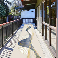 Minimalist Abstract Long Carpet for Home Decoration Floor Mats