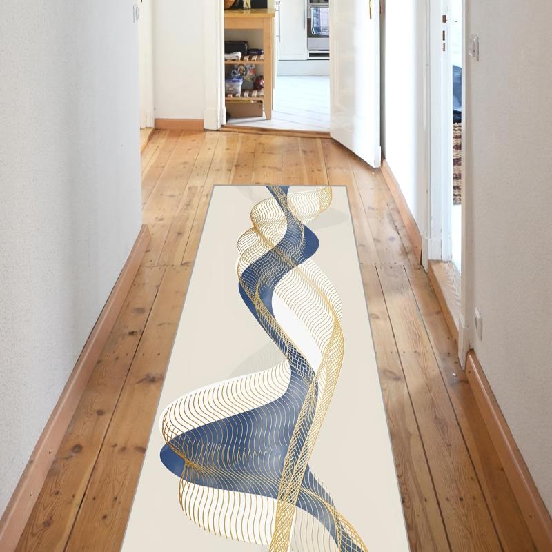 Minimalist Abstract Long Carpet for Home Decoration Floor Mats