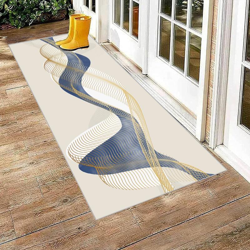Minimalist Abstract Long Carpet for Home Decoration Floor Mats