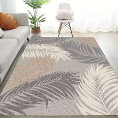 Quick Dry Plant Pattern Floor Mat Absorbent for High Traffic Areas