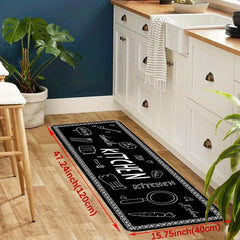 Soft & Cushioned Anti Fatigue Kitchen Rug Waterproof Non Slip Absorbent