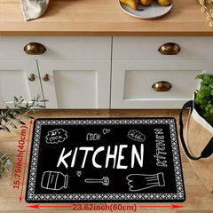 Soft & Cushioned Anti Fatigue Kitchen Rug Waterproof Non Slip Absorbent
