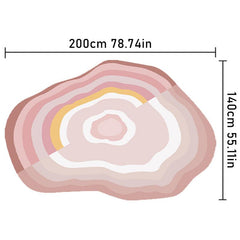 Creative Plush Carpet Irregular Living Room Thick Floor Mat