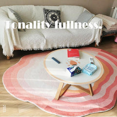 Creative Plush Carpet Irregular Living Room Thick Floor Mat