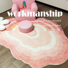 Creative Plush Carpet Irregular Living Room Thick Floor Mat