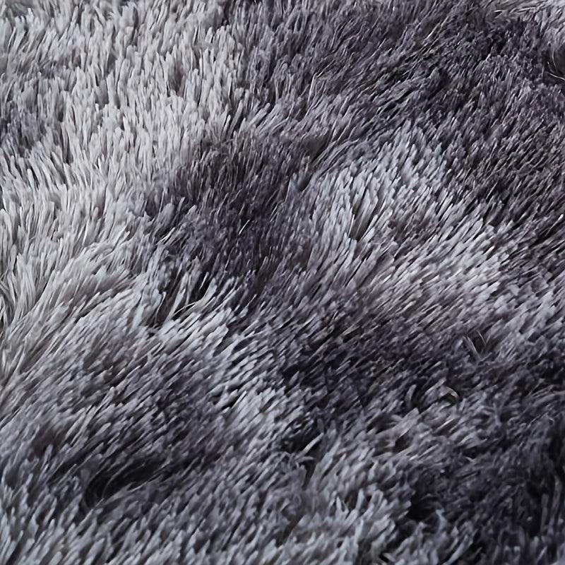 Shaggy Tie Dye Area Rug for Living Room or Bedroom Decor