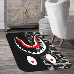Thickened Shark Camouflage Large Carpet Funny Cartoon Shark Rug