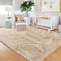 Soft Plush Shag Area Rug Fluffy Shaggy Floor Carpet