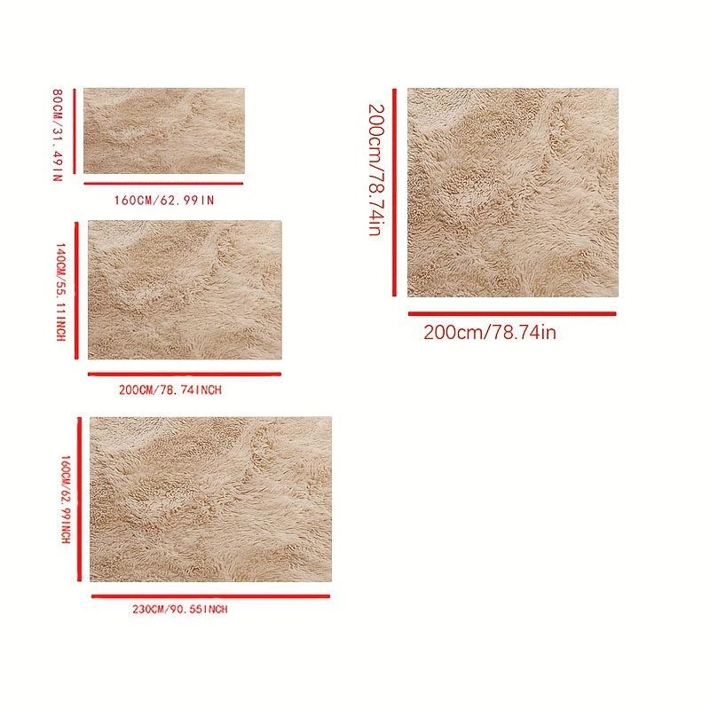 Soft Plush Shag Area Rug Fluffy Shaggy Floor Carpet