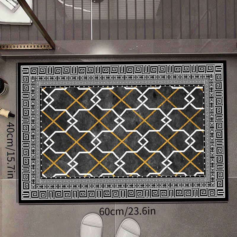 Modern Soft Kitchen Rug Anti Fatigue Quick Dry Waterproof Non Slip Kitchen Rug