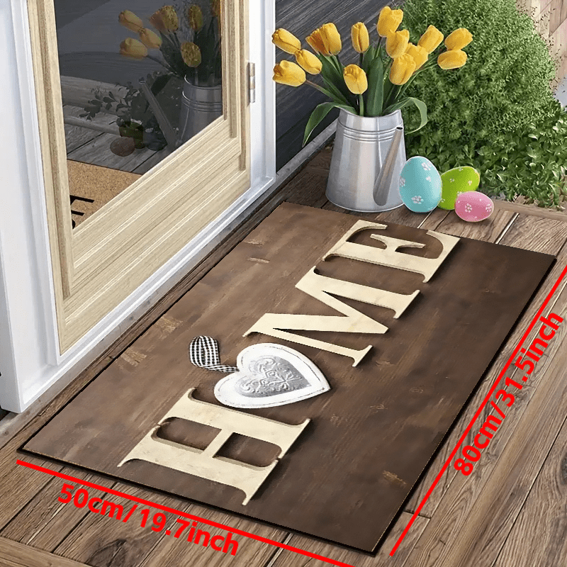 Washable Indoor Mat Creative Doormat Non-slip Floor Rug Mat