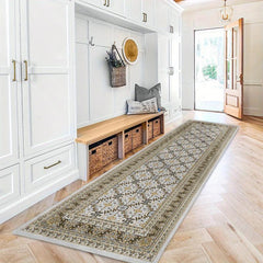 Soft Non Slip Hallway Runner Rug Distressed Carpet Runner Farmhouse Style