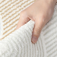 Geometric Pattern Soft Area Rug Fluffy Rug Shag Furry Non Shedding Floor Carpet