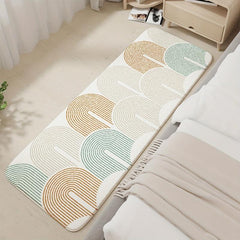 Geometric Pattern Soft Area Rug Fluffy Rug Shag Furry Non Shedding Floor Carpet