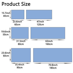 Dog Kitchen Floor Mat Soft Non-slip, Dirt-resistant Washable Mat