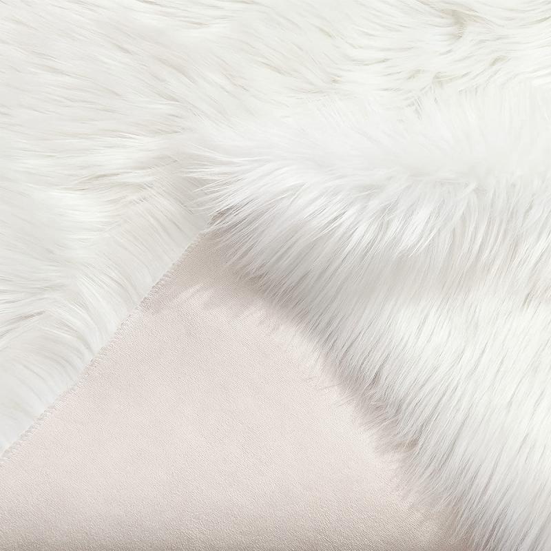 Soft Geometric Shaggy Rug for Bedroom and Living Room