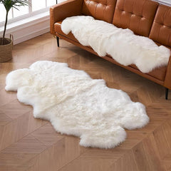 Soft Geometric Shaggy Rug for Bedroom and Living Room
