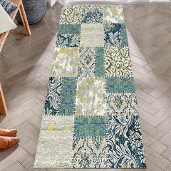 Stylish Vintage Boho Runner Rug Non Slip Non Shedding Waterproof Stain Resistant
