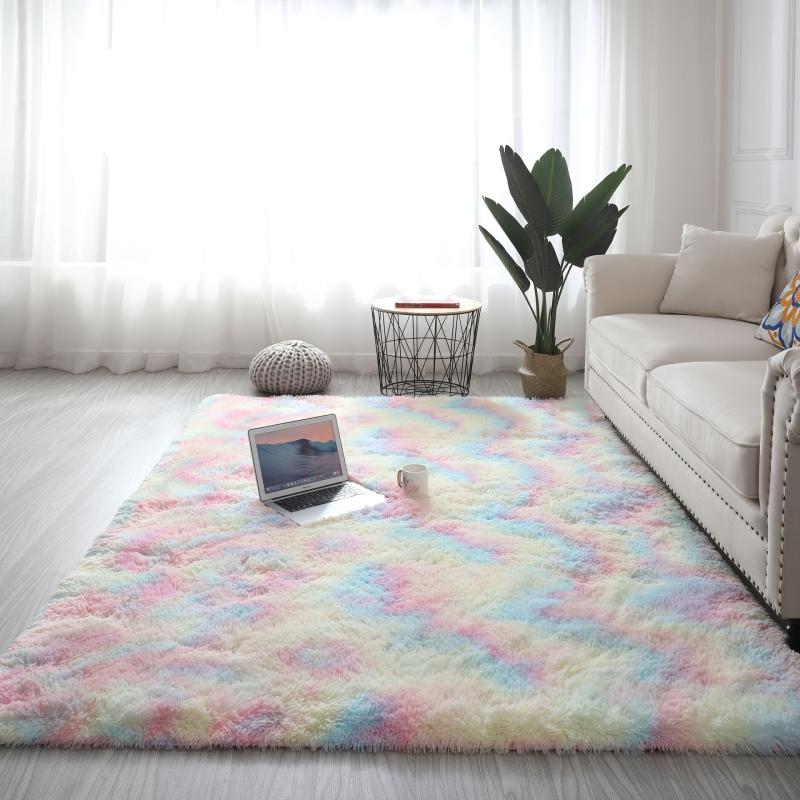 Ultra Plush Soft Area Rug for Bedroom Living Room Fluffy Bedside Rug