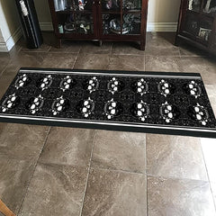 Halloween Skull Head Carpet Anti-Fouling Non-Slip Washable Rug
