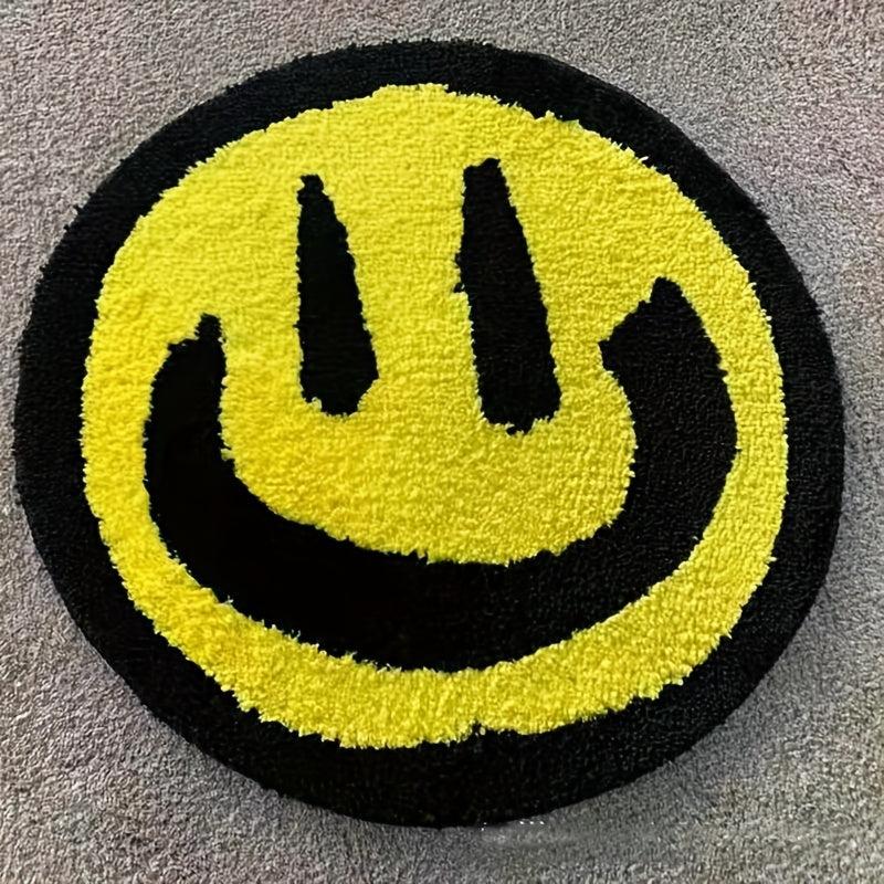 Smiling Face Carpet Mat Non Slip Absorbent Soft Floor Mat