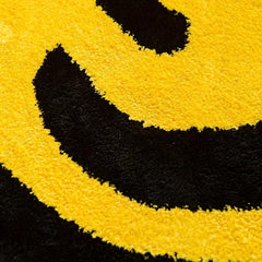 Smiling Face Carpet Mat Non Slip Absorbent Soft Floor Mat