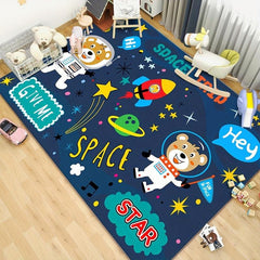 Hop & Count Hopscotch Rug Cartoon Children's Room Carpet
