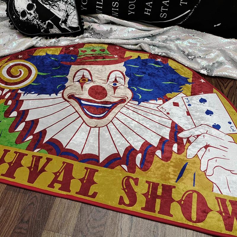 Gothic Halloween Sign Carpet Non Slip Waterproof Dirt Resistant