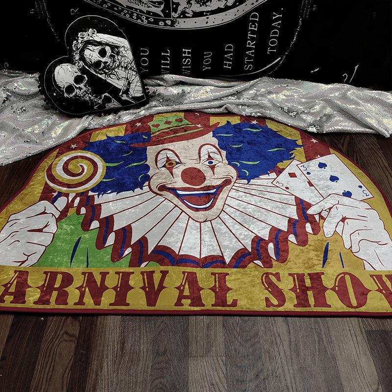 Gothic Halloween Sign Carpet Non Slip Waterproof Dirt Resistant