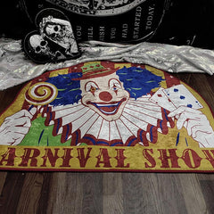 Gothic Halloween Sign Carpet Non Slip Waterproof Dirt Resistant