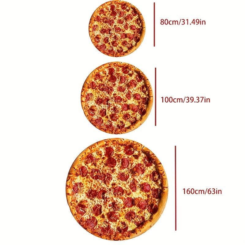 Kids Pizza Carpet Soft and Non Slip Area Rug Washable Funny Gift for Boys