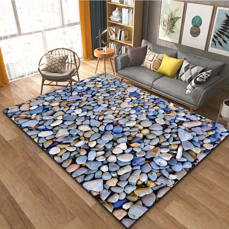 3D Stone Pattern Carpet Anti Fatigue Kitchen Mat Vintage Boho
