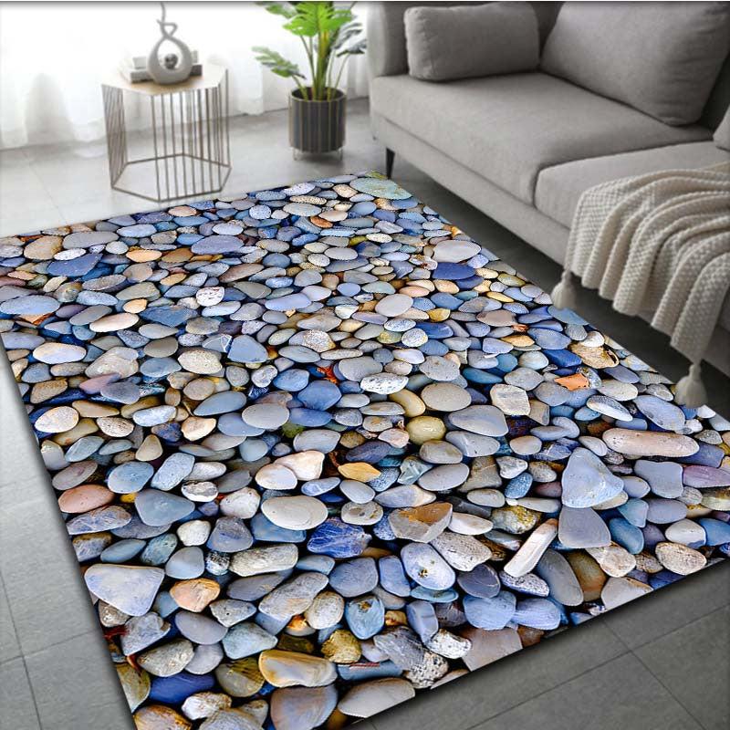 3D Stone Pattern Carpet Anti Fatigue Kitchen Mat Vintage Boho