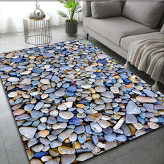 3D Stone Pattern Carpet Anti Fatigue Kitchen Mat Vintage Boho