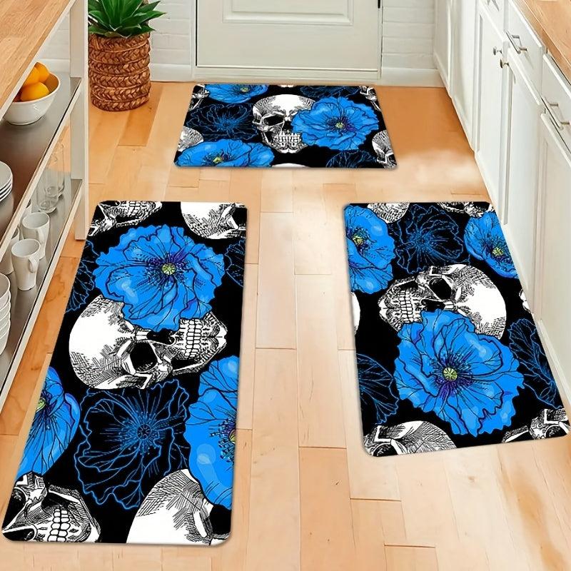 Anti Fatigue Kitchen Mat Non-Slip Polyester Carpet Absorbent Bath Mat