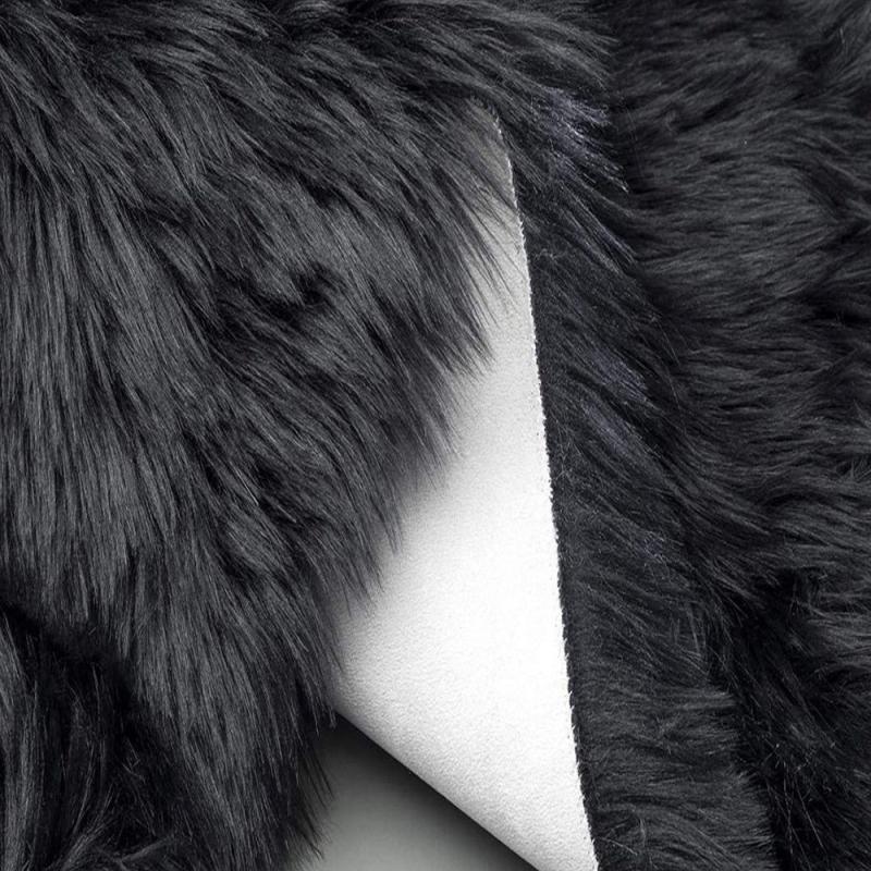 Soft Plush Furry Rug for Living Room & Bedroom, Machine Washable Shaggy Area Car