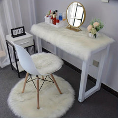 Soft Plush Fur Rugs Modern Faux Fur Rug Fluffy Rug For Bedroom