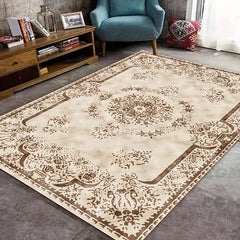 Boho Vintage Print Bath Mat Quick Drying High Absorbent Non Slip Soft Mat