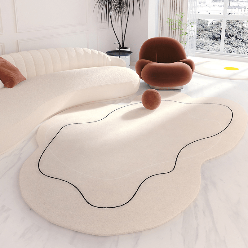 Plush Modern Shaggy Area Rug for Living Room Bedroom Home Decor