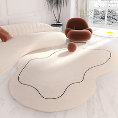 Plush Modern Shaggy Area Rug for Living Room Bedroom Home Decor