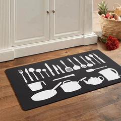 Non Slip Kitchen Sponge Floor Mat - Floor Protection and Cleaning