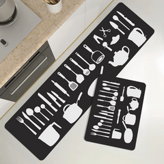 Non Slip Kitchen Sponge Floor Mat - Floor Protection and Cleaning