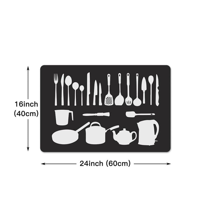 Non Slip Kitchen Sponge Floor Mat - Floor Protection and Cleaning