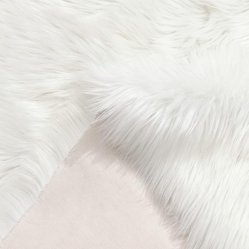 Pure Wool Cat Paw Rug Plush Solid Home Bedroom Decoration Floor Mat Rug