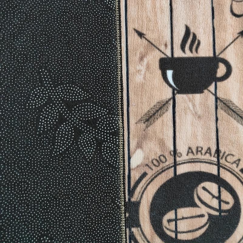 Velvet Kitchen Floor Mat Waterproof Dirt-resistant Machine Washable