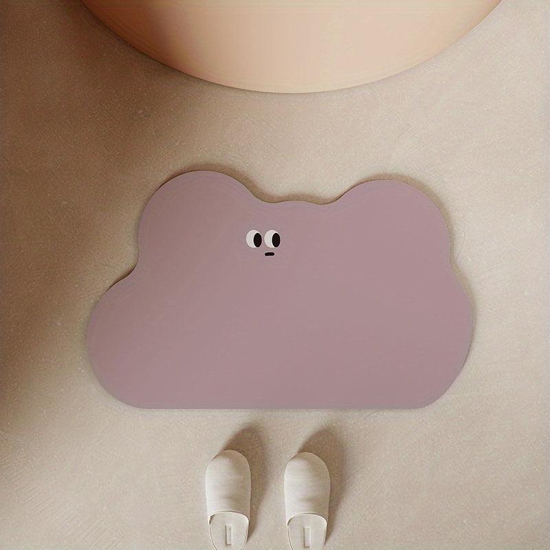 Cartoon Quick Drying Bath Rug, Non Slip Shower Carpet