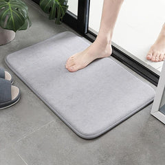 Non Slip Light Gray Floor Mat Absorbent Indoor Carpet
