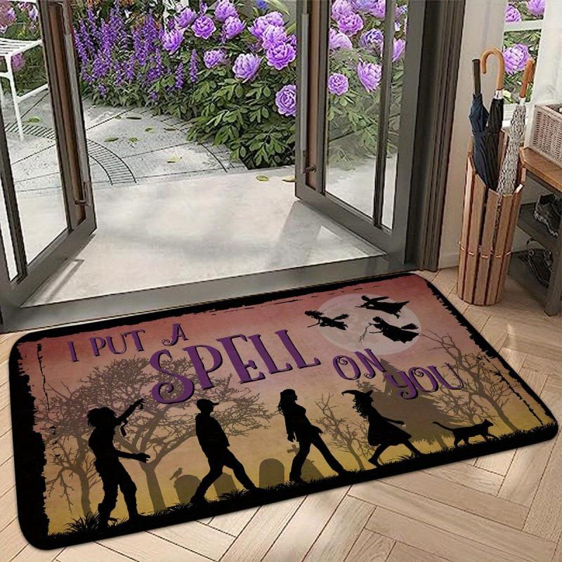 Fun Entrance Mat Water Absorbent & Non slip Carpet Flannel Anti fatigue Foam