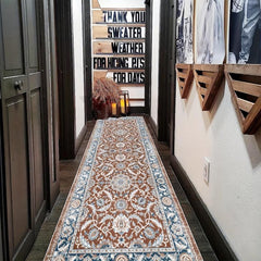 Vintage Boho 2'X10' Runner Rug Distressed Laundry Room Kitchen Mat Non Slip